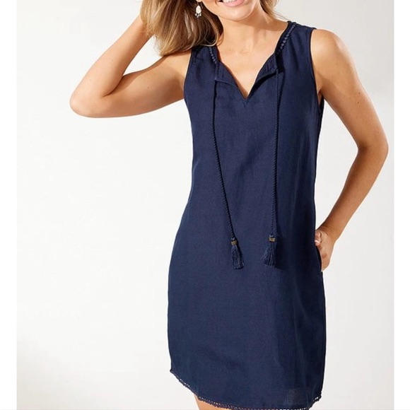 Tommy Bahama Linen Blend Shift Dress